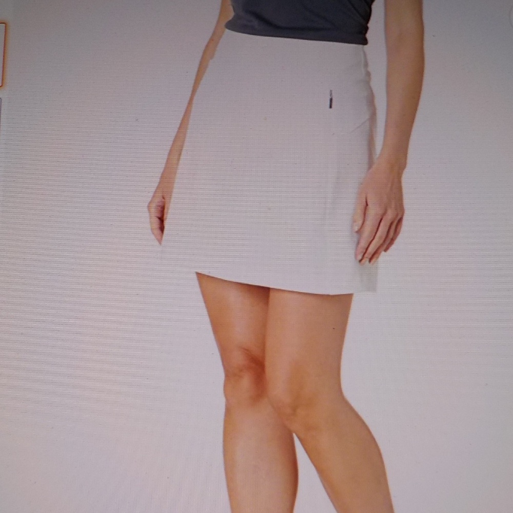 White Golf Skort